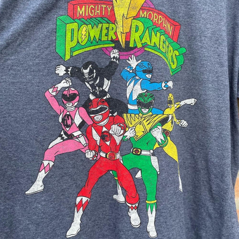 Mighty Morphin Power Rangers Tshirt Shirt Short Sleeve Gem Mighty Morphin Power Rangers Tshirt Shirt Short Sleeve Gem
